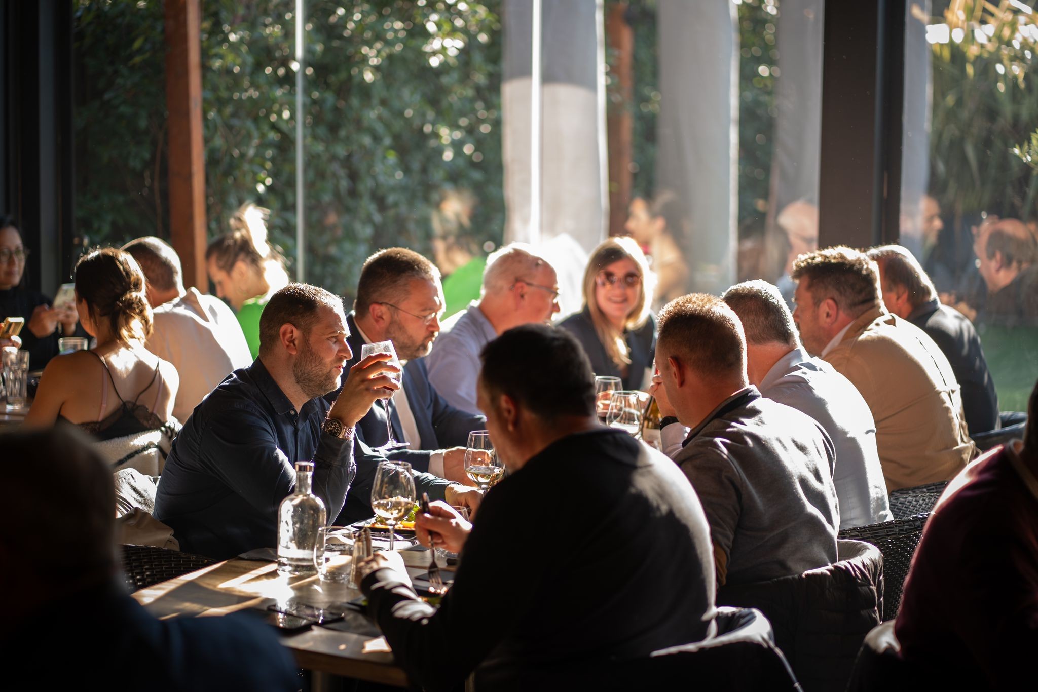 Salle du restaurant pleine